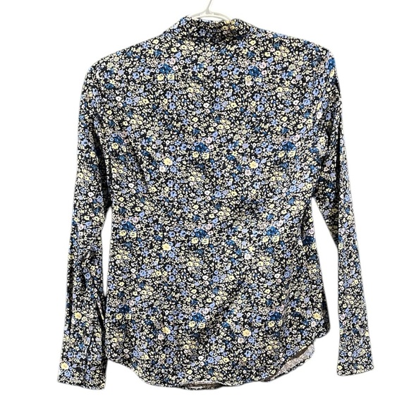 Lauren Ralph Multi-Colored Front Button Long Sleeve Top in Size XXS EUC - Picture 2 of 6